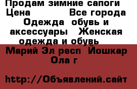 Продам зимние сапоги › Цена ­ 3 000 - Все города Одежда, обувь и аксессуары » Женская одежда и обувь   . Марий Эл респ.,Йошкар-Ола г.